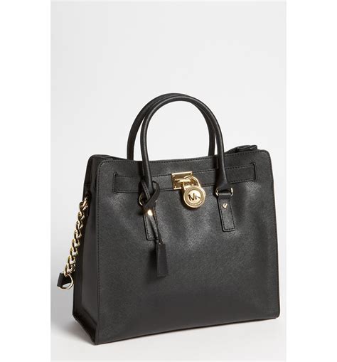 michael kors hamilton large leather crossbody bag|Michael Kors large saffiano tote.